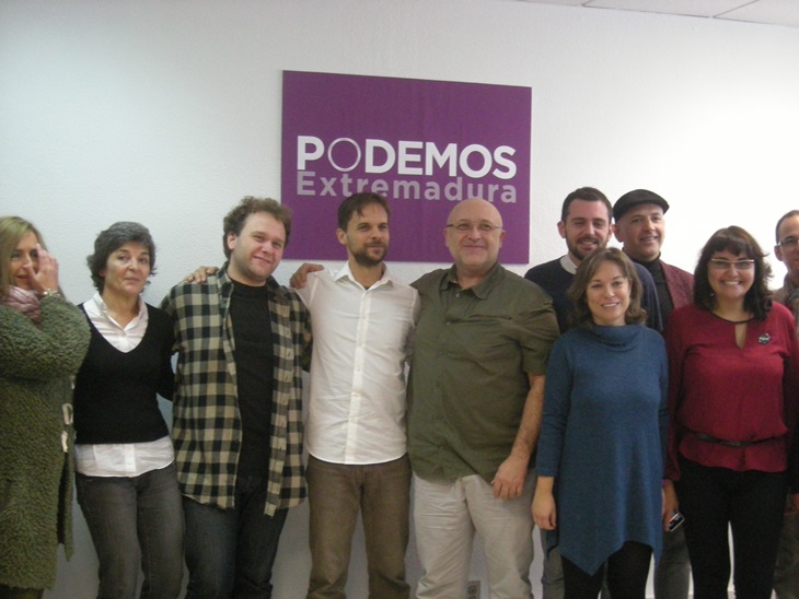 Podemos Extremadura presenta sus candidatos al Congreso de los Diputados