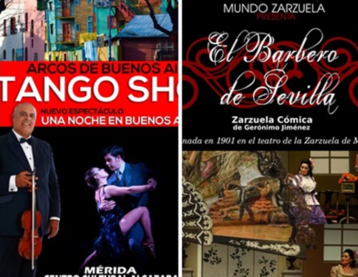 Zarzuela y tango tendrán una cita con el Centro Cultural Alcazaba