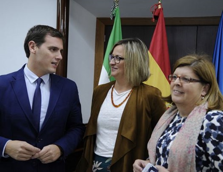 Albert Rivera visita Extremadura y asegura que “sale a ganar”