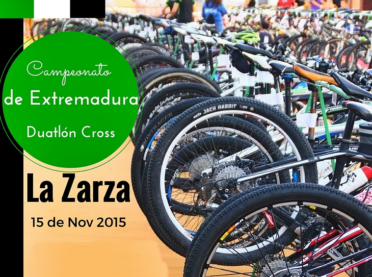 El Duatlón Cross Villa de la Zarza albergará el campeonato de Extremadura