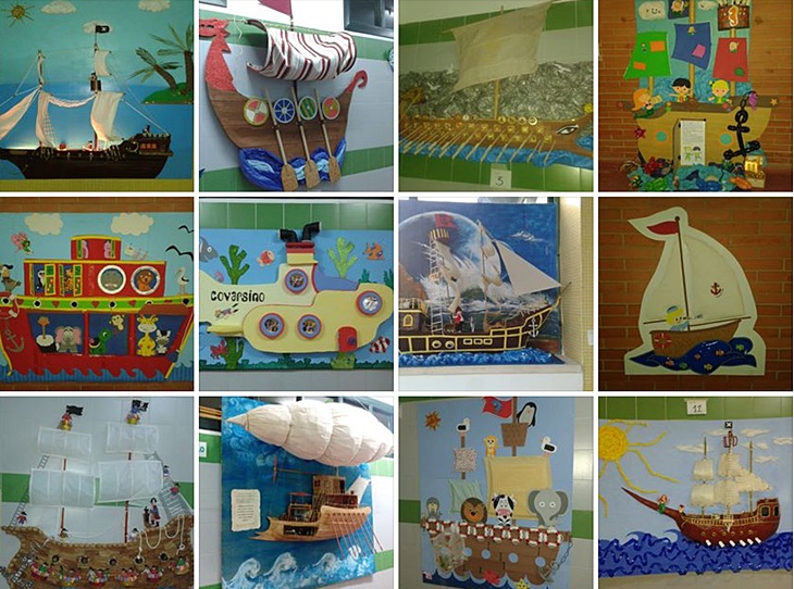 Un colegio de Badajoz sueña la Atlántida en el concurso ‘Crea un Barco’