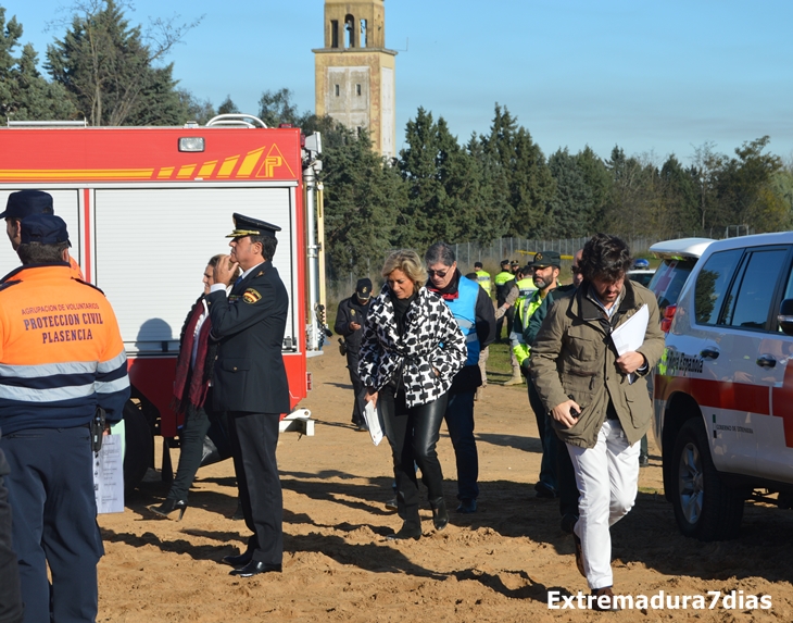Realizado con éxito el simulacro de accidente aéreo en Talavera