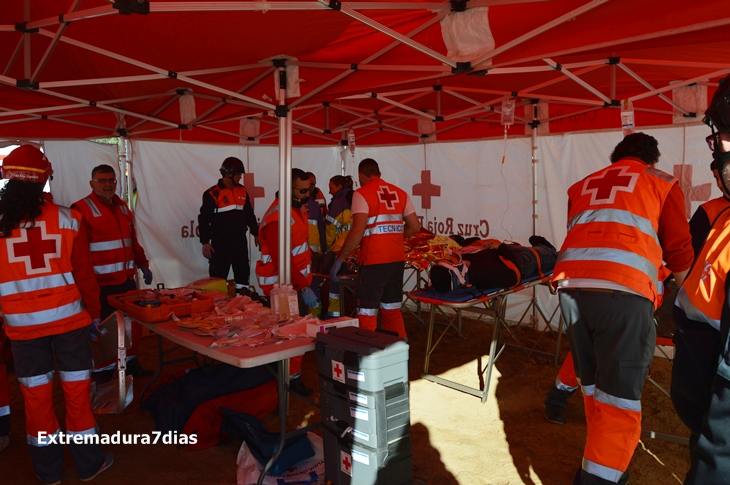Realizado con éxito el simulacro de accidente aéreo en Talavera