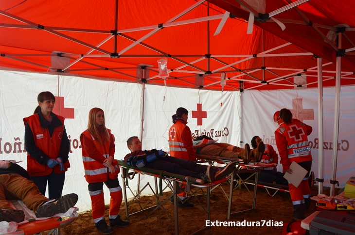 Realizado con éxito el simulacro de accidente aéreo en Talavera