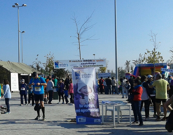 Los nuevos jardines del Guadiana acogen la I Carrera Aprosuba-3