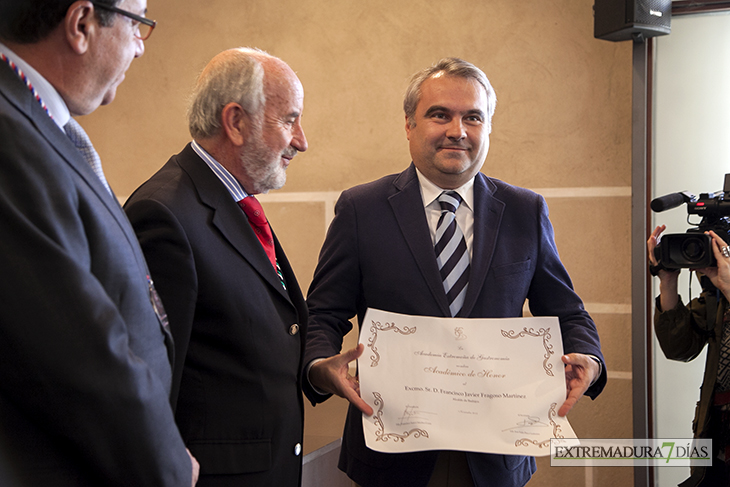 Fragoso recibe la Medalla de la Academia Extremeña de Gastronomía