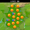 Previsión meteorológica en Extremadura. Días 28, 29 y 30 de noviembre