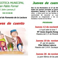 Comienzan los Jueves de Cuento con el objetivo de fomentar la lectura