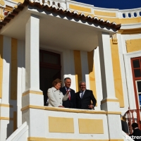 Cavaco Silva asiste a la inauguración del Forte da Graça (Elvas)
