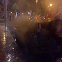 Arde un vehículo estacionado en Las Moreras (Badajoz)