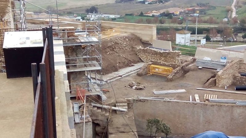 Así van las obras en la Alcazaba de Badajoz