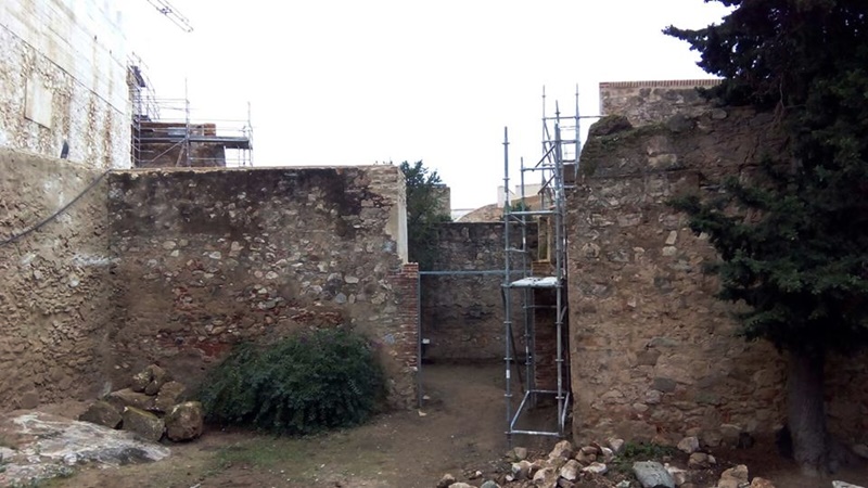 Así van las obras en la Alcazaba de Badajoz