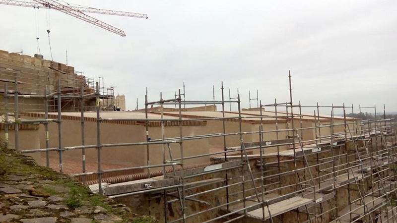 Así van las obras en la Alcazaba de Badajoz