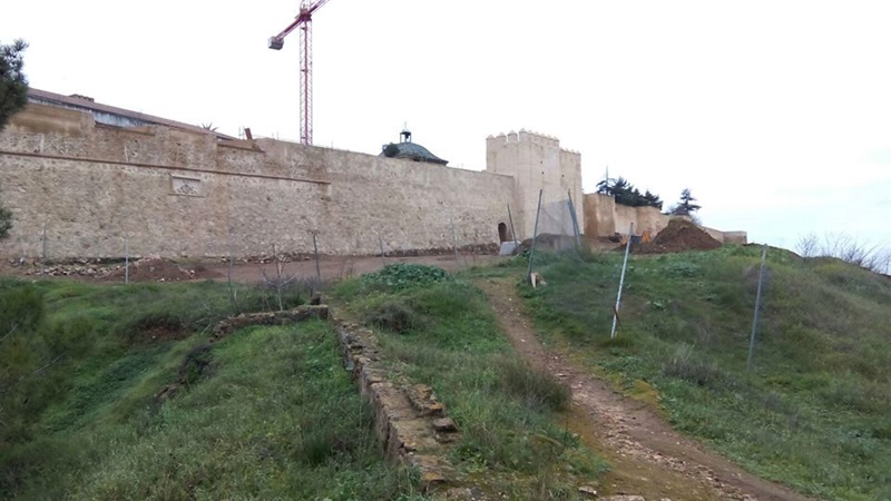 Así van las obras en la Alcazaba de Badajoz