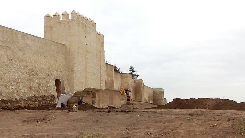 Así van las obras en la Alcazaba de Badajoz