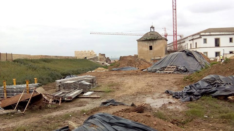 Así van las obras en la Alcazaba de Badajoz