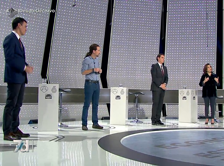 El debate de Atresmedia deja en evidencia la caída del bipartidismo