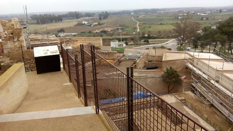 Así van las obras en la Alcazaba de Badajoz