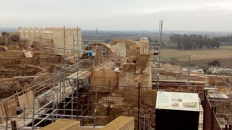 Así van las obras en la Alcazaba de Badajoz