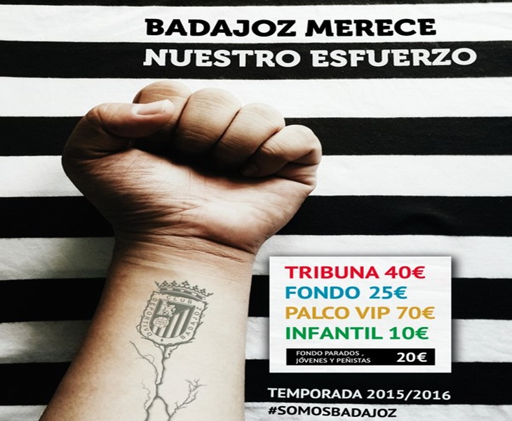 El CD. Badajoz lanza su campaña de abonos de segunda vuelta
