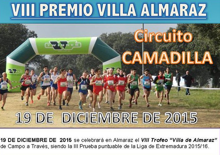 Almaraz, sede de la 3ª prueba de la Liga de Extremadura de cross