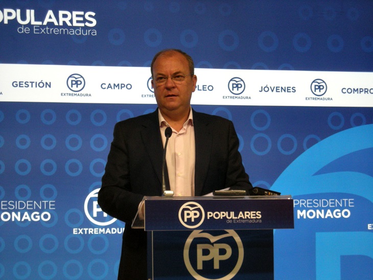 Monago no descarta un pacto entre PSOE-Podemos