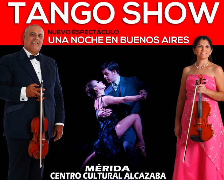 El espectáculo de tango ‘Una noche en Buenos Aires’ llega a la capital extremeña