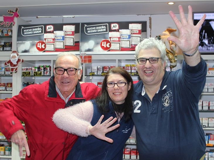 Mérida agraciada con dos quintos del premio de la Lotería de Navidad