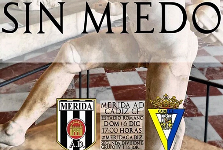 El Mérida – Cádiz costará 5 euros a la afición visitante