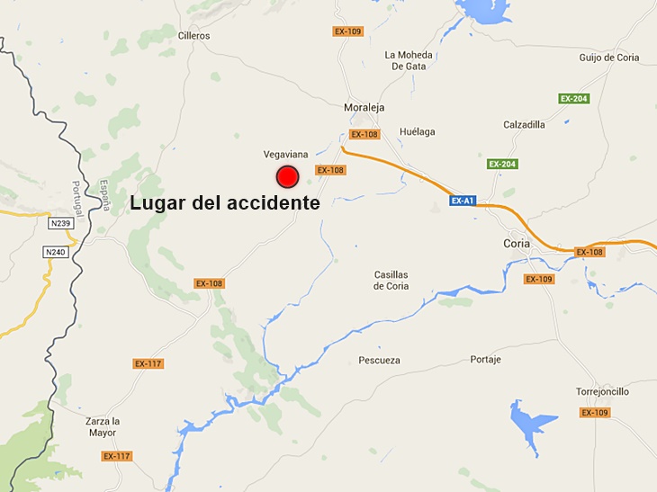 Un hombre fallece al caer de su bicicleta en la provincia de Cáceres