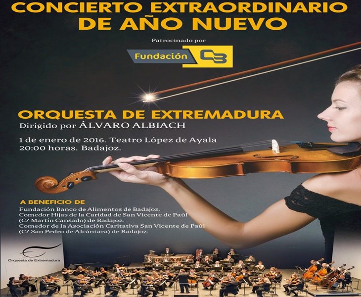 El López de Ayala acogerá el concierto de Año Nuevo de la OEx