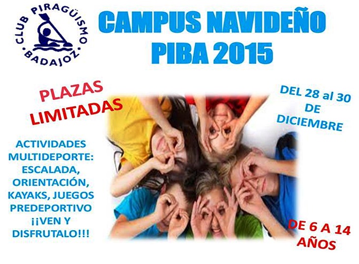 El Club Piragüismo Badajoz organiza un campus navideño