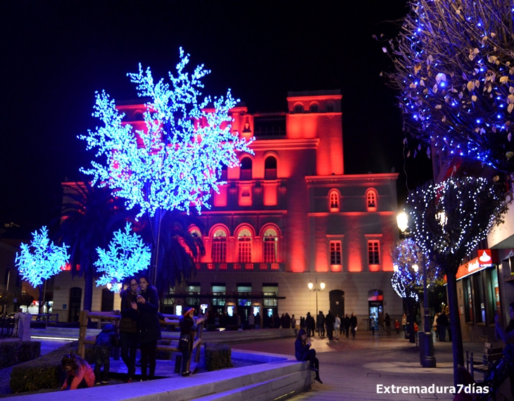 Alumbrado navideño en Badajoz