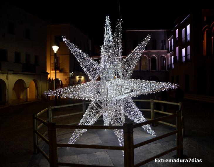 Alumbrado navideño en Badajoz