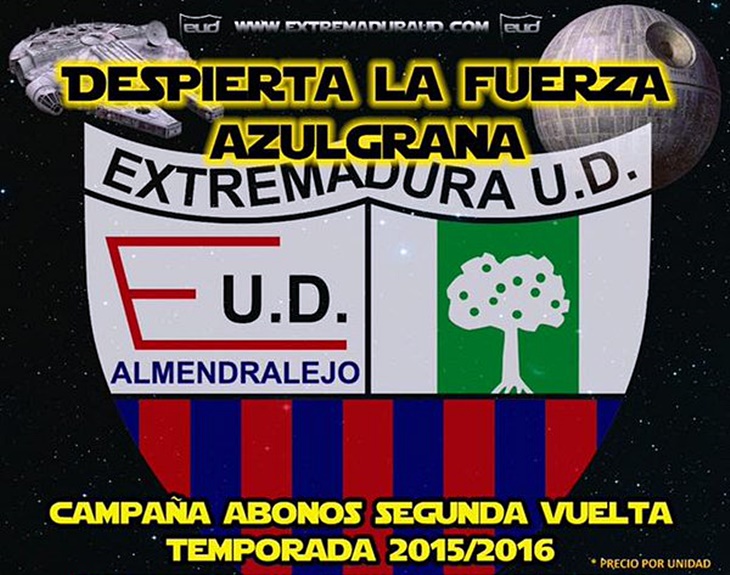 El Extremadura lanza los abonos de segunda vuelta