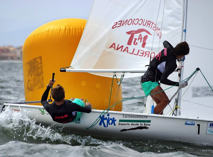 Dos parejas extremeñas en el podio del ranking L’equipe de vela 2015