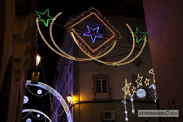 El alumbrado navideño de Elvas, una visita obligatoria