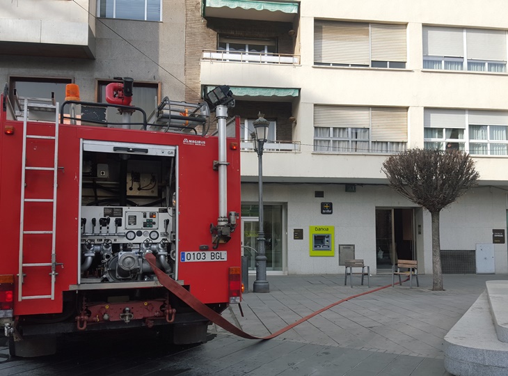 Los Bomberos de Badajoz actúan en los incendios de varias cocinas