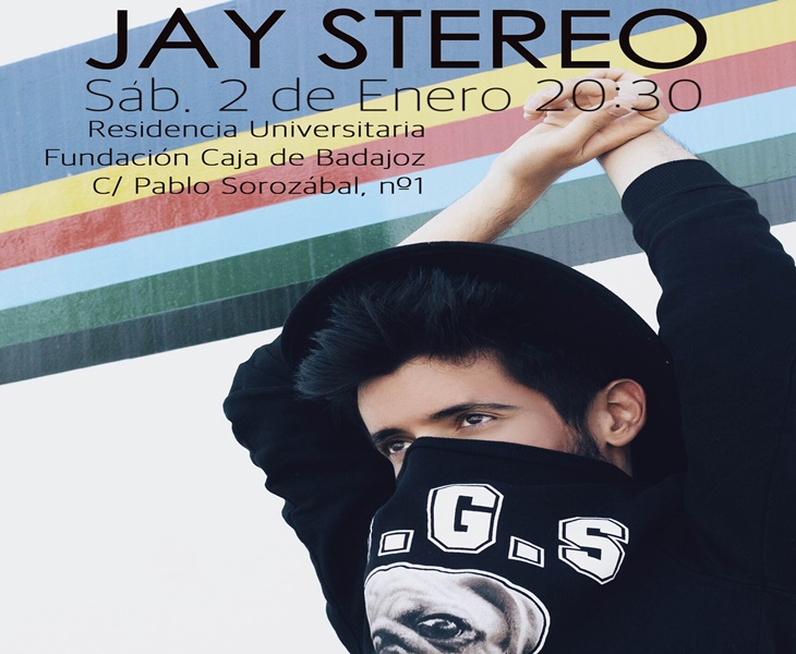 Jay Stereo ofrecerá el día 2 su primer concierto en Badajoz
