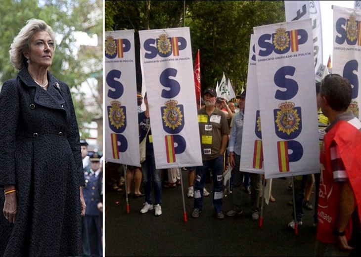 Críticas a Cristina Herrera por no autorizar una concentración de la Policía