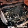 Un coche y una moto arden de madrugada en Badajoz