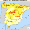 Noviembre 2015 ha sido seco y muy cálido en España