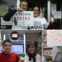 El tercer premio, muy repartido, cae en Mérida y Badajoz