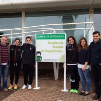 Los dirigentes de la Federación Española de Triatlón visitan Cáceres
