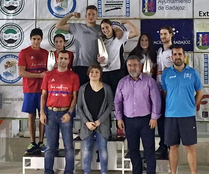 Grandes actuaciones en el Campeonato de Extremadura de Natación