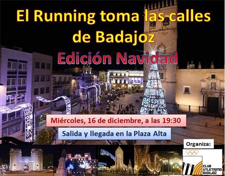 El Running toma las calles de Badajoz por Navidad