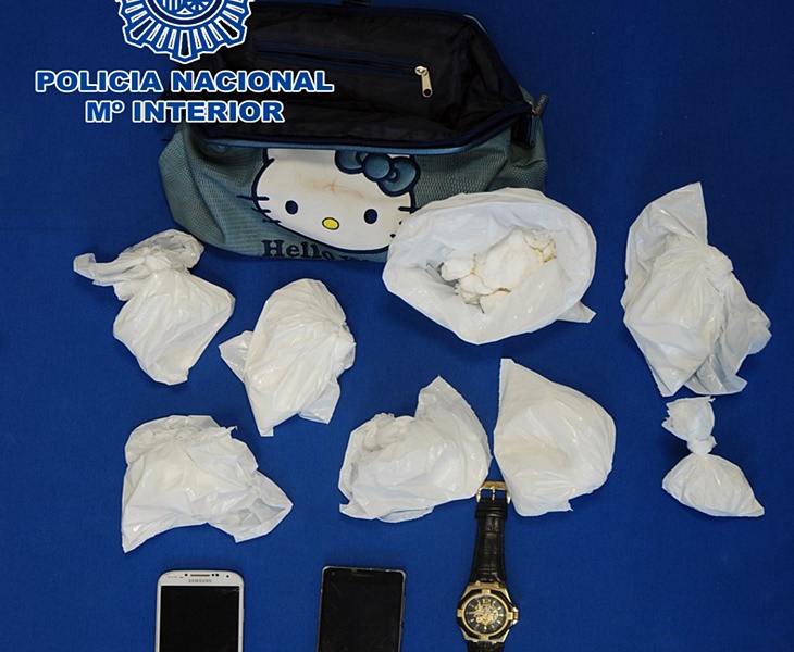 La Policía Nacional detiene a siete personas acusadas por tráfico de drogas