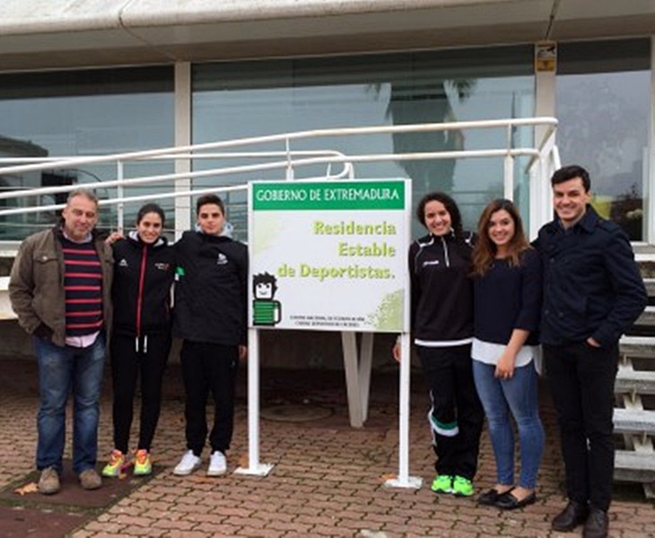 Los dirigentes de la Federación Española de Triatlón visitan Cáceres
