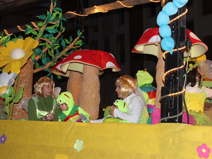 La lluvia daba tregua a la Cabalgata de Reyes de Mérida