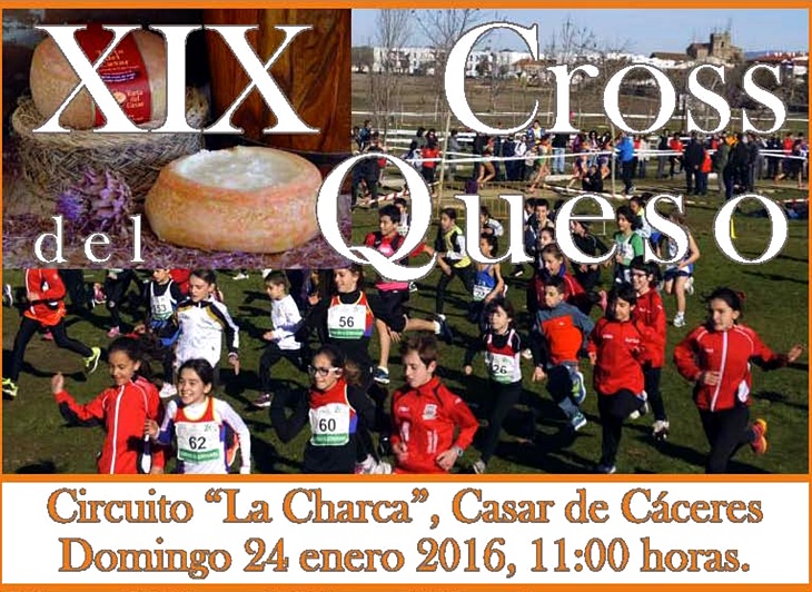 El Cross del Queso cierra la Liga de Extremadura de campo a través 2015/2016